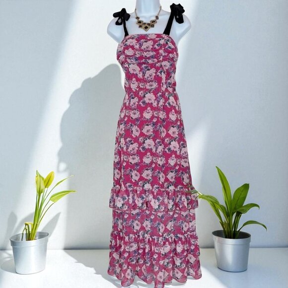 NWT BELLEVUE THE LABEL QUINN MIDI DRESS - Picture 2 of 6